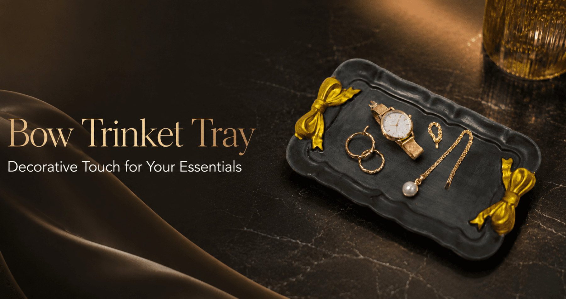 Bow Trinket Tray Banner